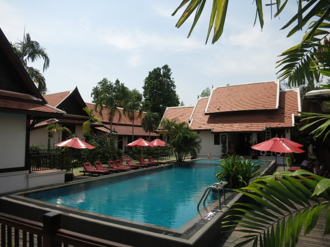 Pool area, Legendha Sukhothai