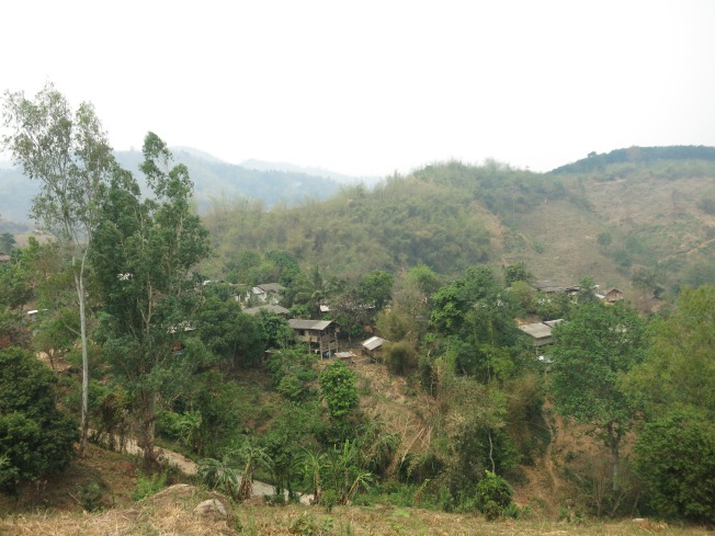 View of the Yao - Lahu village