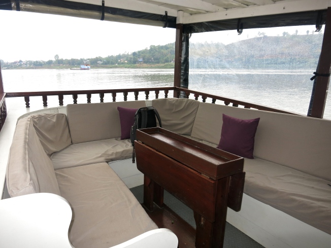 Back area of the boat
