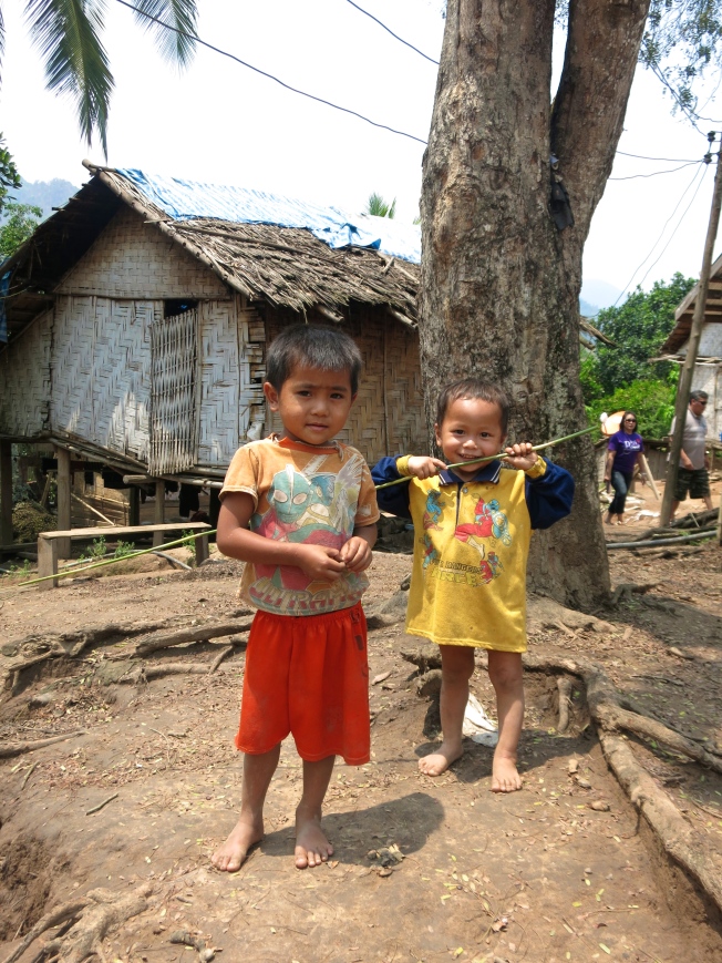 Children in Ban Houy Pha Lam Village