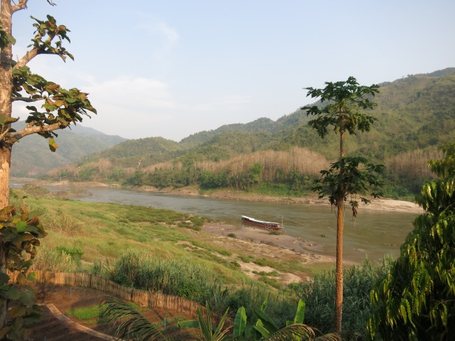 View from the Lodge of the Mekong