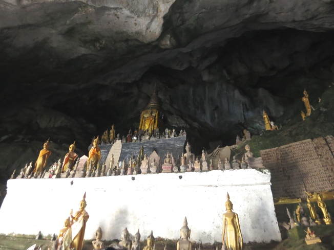 Some of the Buddhas in the Tham Ting Cave
