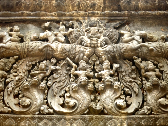 Detail of lintel carving