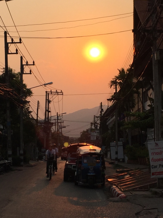 Sunset over Chiang Mai