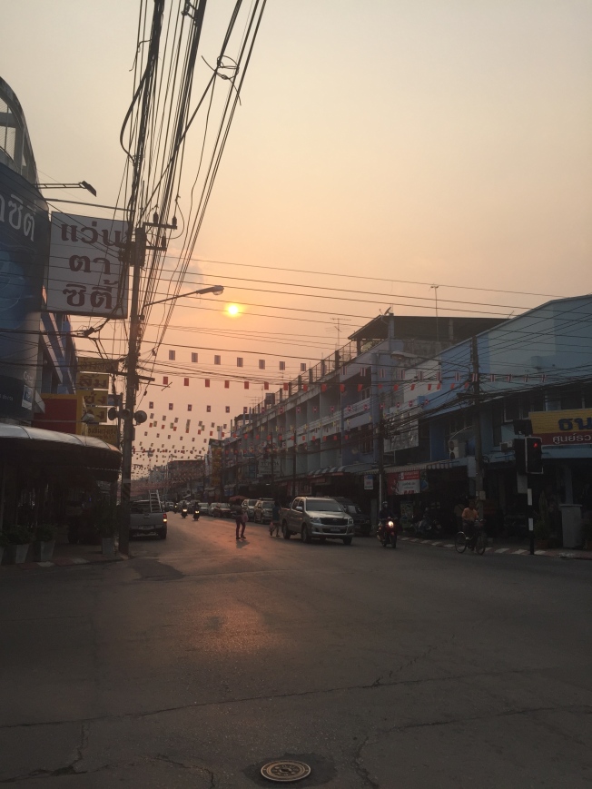 Around Chiang Rai, Sunset