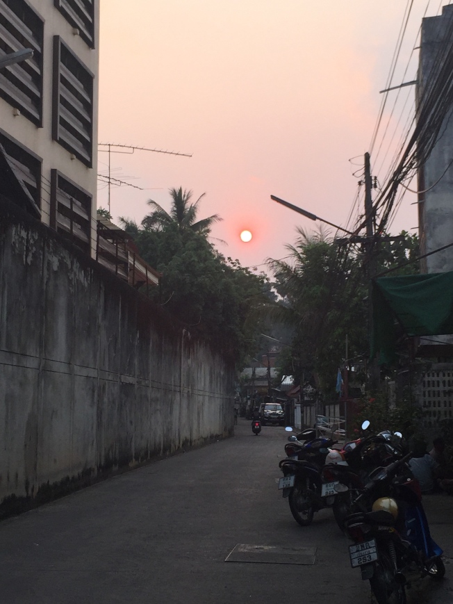 Around Chiang Rai, Sunset